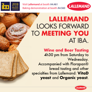 Visit Lallemand at IBA 2019